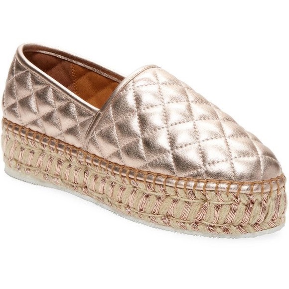 rose gold espadrilles